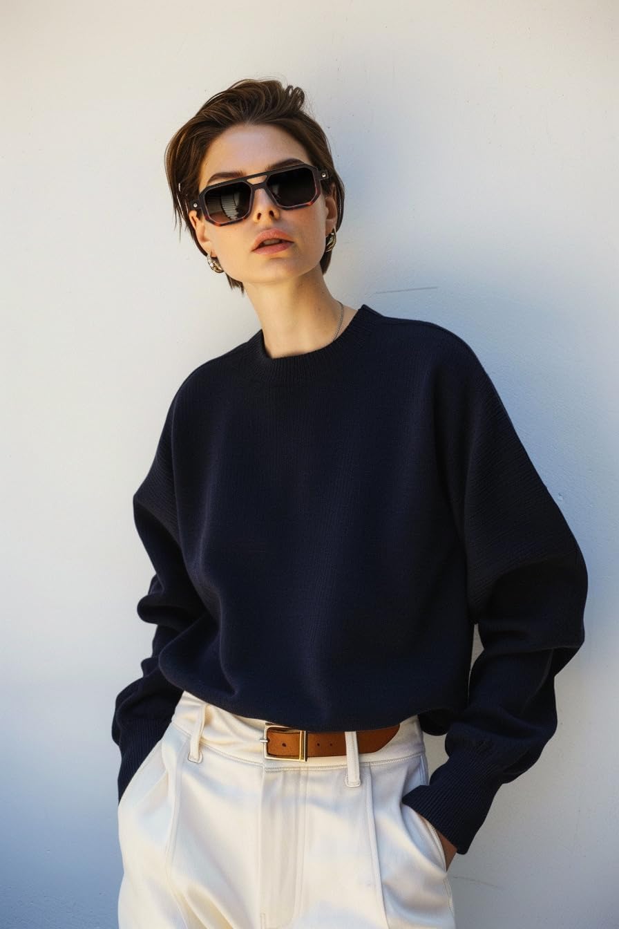 商品图片 147 | B09YTJ4FQZ | FEISEDY Vintage Square 70s Flat Aviator Sunglasses Women Men Classic Retro Stylish Frame UV400 Sunglasses B2622