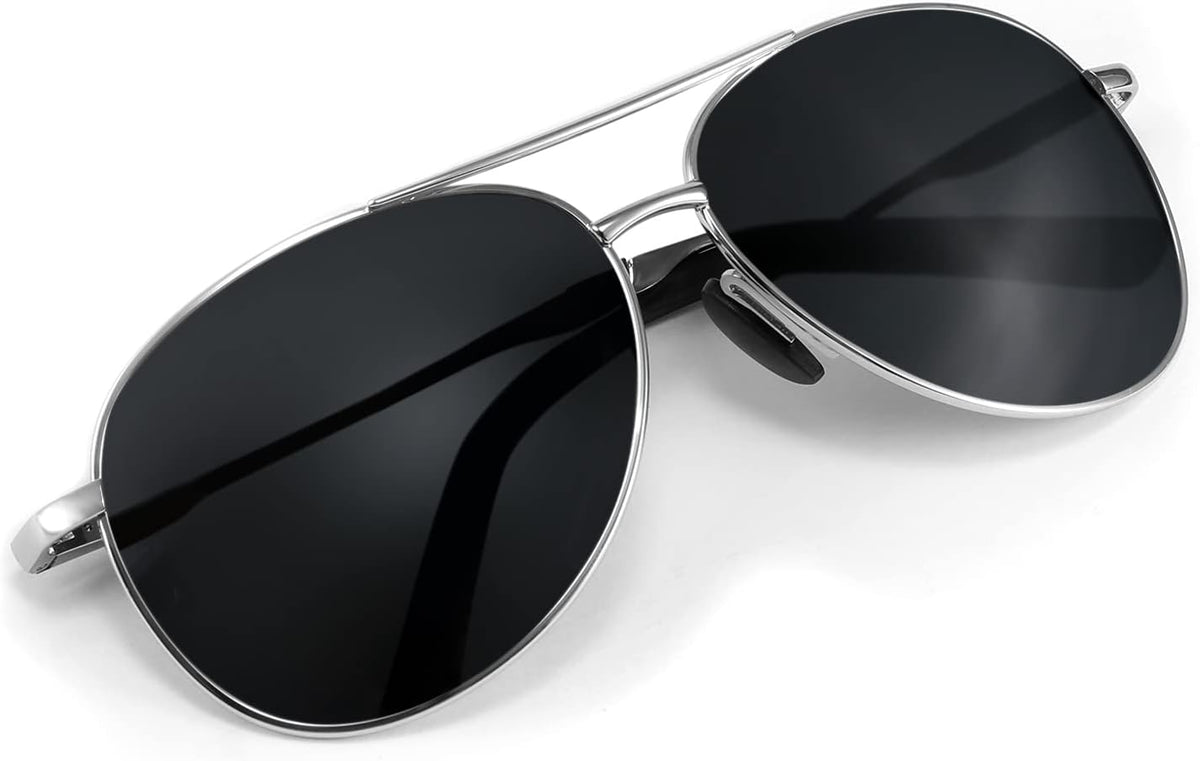 ÉÌƷͼƬ 2 | B09T6JMXGQ | FEISEDY Polarized Aviator Sunglasses for Men Women Classic Pilot Sun Glasses with Spring Hinge B2294
