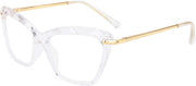 ÉÌƷͼƬ 18 | B088WVS65H | FEISEDY Crystal Cat Eye Reading Glasses Blue Light Blocking Reader Anti Eyestrain Glasses B2596 Champagne 1.75x