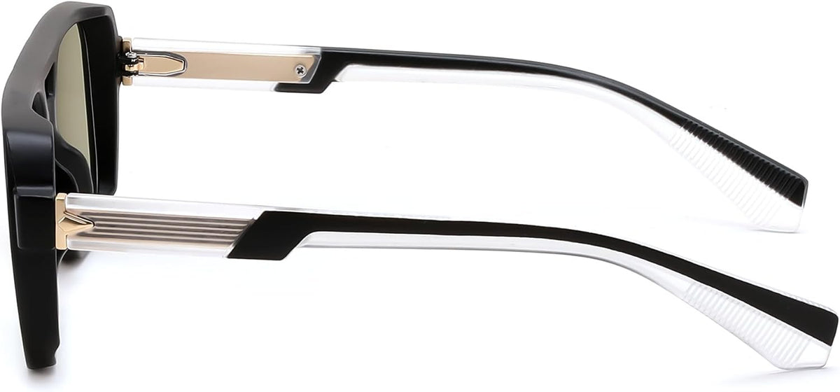 ÉÌƷͼƬ 7 | B0GLG5HZ1L | FEISEDY Retro Square Aviator Sunglasses for Men Women B0390