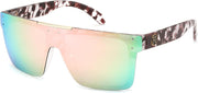 Champagne Powder Mirrors / 72 Millimeters | B0DRG5S6XF | FEISEDY Polarized Sunglasses for Men, Z87 Oversized Square Flat Top B2990