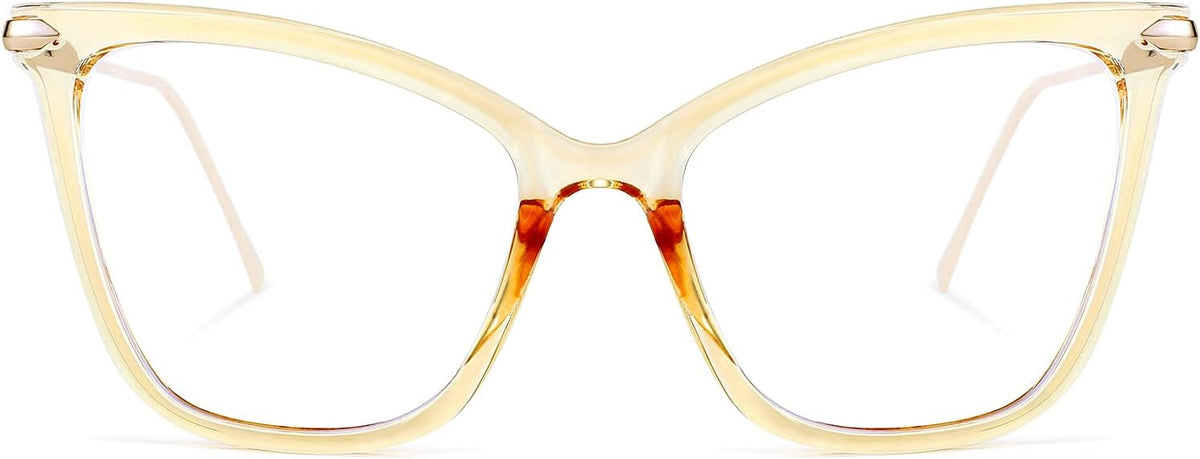 ÉÌƷͼƬ 37 | B07KK3P4KT | FEISEDY Oversized Cat Eye Glasses Frame with Clear Lenses Eyewear for Women B2460