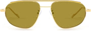 ÉÌƷͼƬ 32 | B09XDVK9DG | FEISEDY Retro Trendy Aviator Sunglasses Women Men 90s Small Vintage Glasses Stylish Gold Metal Oval Sunglasses B2906
