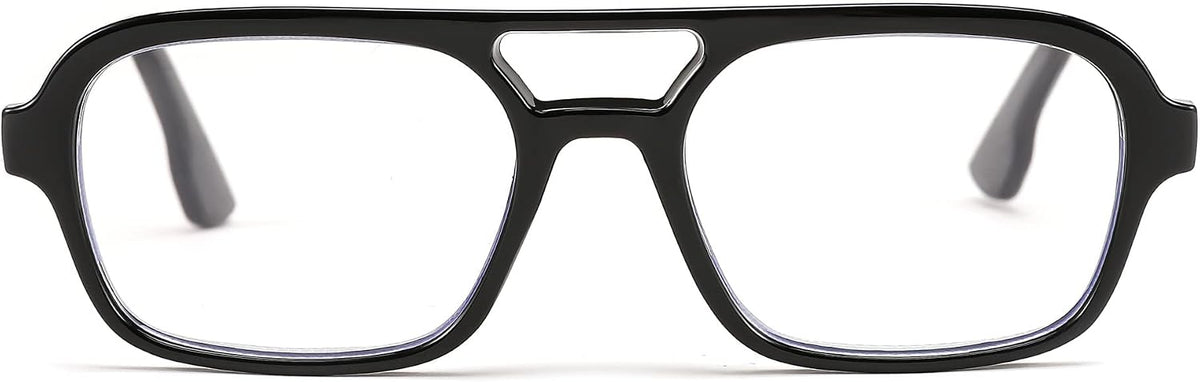 ÉÌƷͼƬ 2 | B0C65DXFMC | FEISEDY Retro Square Blue Light Blocking Reading Glasses for Women Men 70s Flat Aviator Glasses Anti-Fatigue Reader B2993