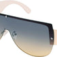 Grey - Tea / 72 Millimeters | B095WNZQZY | FEISEDY Fashion Oversized Sunglasses Women Trendy Designer One Piece Stylish UV400 Protection B2748