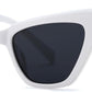 White / 54 Millimeters | B0CYZ9LMP7 | FEISEDY Retro Cat Eye Sunglasses for Women UV400 Protection Small Vintage Chic Shades B0132