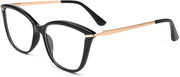 ÉÌƷͼƬ 29 | B096LSK611 | FEISEDY Blue Light Blocking Glasses Computer Glasses Women Men Cateye TR90 Frame B2772