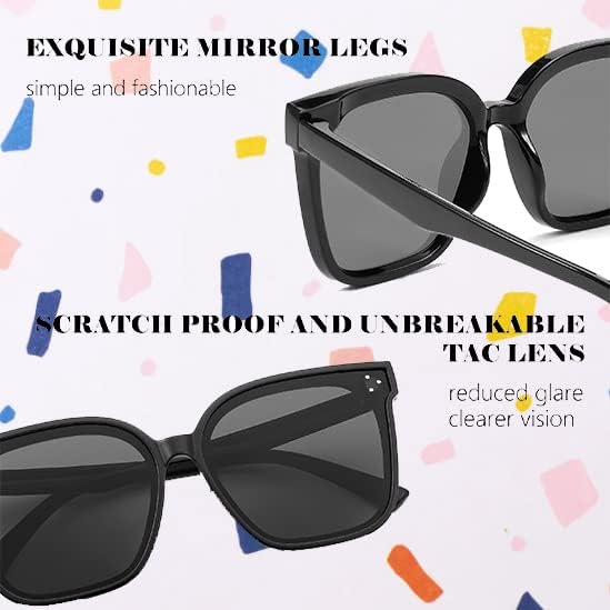 ÉÌƷͼƬ 6 | B0B3WPR65R | FEISEDY Kids Polarized Square Sunglasses for Boys Girls Vintage Shades UV Protection Trendy Classic Style Sun Glasses B2316