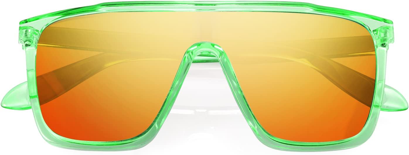 商品图片 19 | B09MW1KQ6Y | FEISEDY Kids Sunglasses for Girls Fashion Cute Boys Teenagers Glasses One Piece UV400 B2812