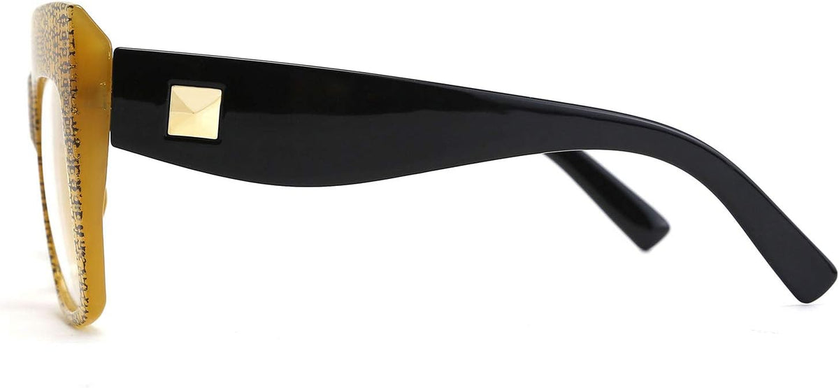 ÉÌƷͼƬ 20 | B07N5J9CF4 | FEISEDY Square Oversized Glasses Frame Eyewear Women B2475