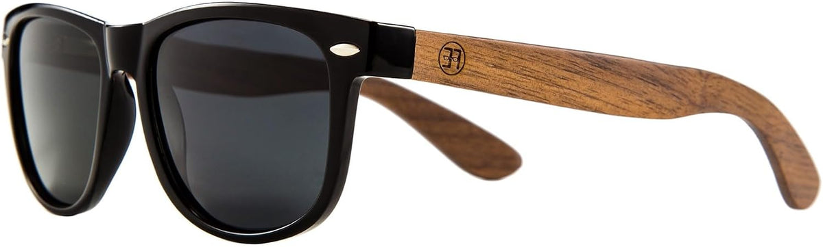 Walnut Wood / 55 Millimeters | B07RP6JMK1 | FEISEDY Polarized Wood Sunglasses Women Men HD UV400 Driving Fishing Golf Sunglasses B2448