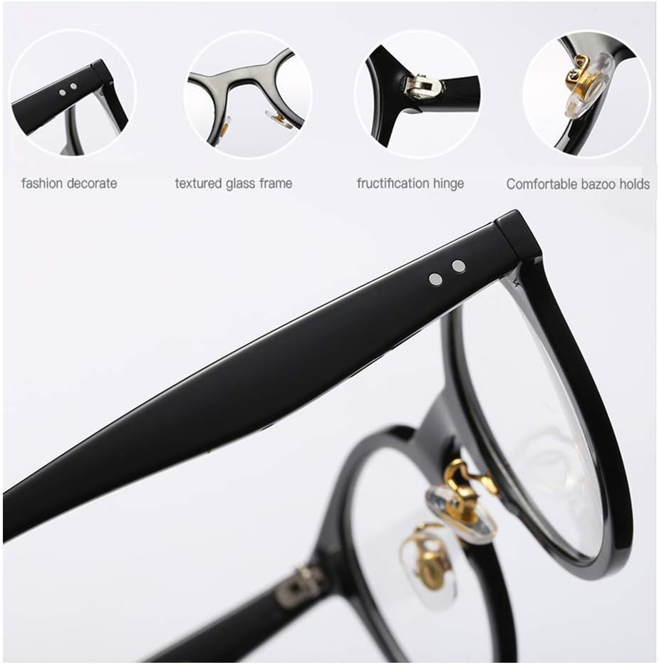商品图片 4 | B07P38HF4N | FEISEDY Reading Glasses Standard Fit Full Frame Readers Round Glasses for Men and Women B2478