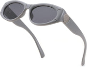 ÉÌƷͼƬ 10 | B0DHWVFXXY | FEISEDY Retro Oval Sunglasses UV400 Protection Retro Y2K Sunglasses B0234