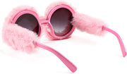ÉÌƷͼƬ 90 | B09PN9V5N6 | FEISEDY Sunglasses Women Plush Fuzzy Soft Velvet Party Masquerade B2877