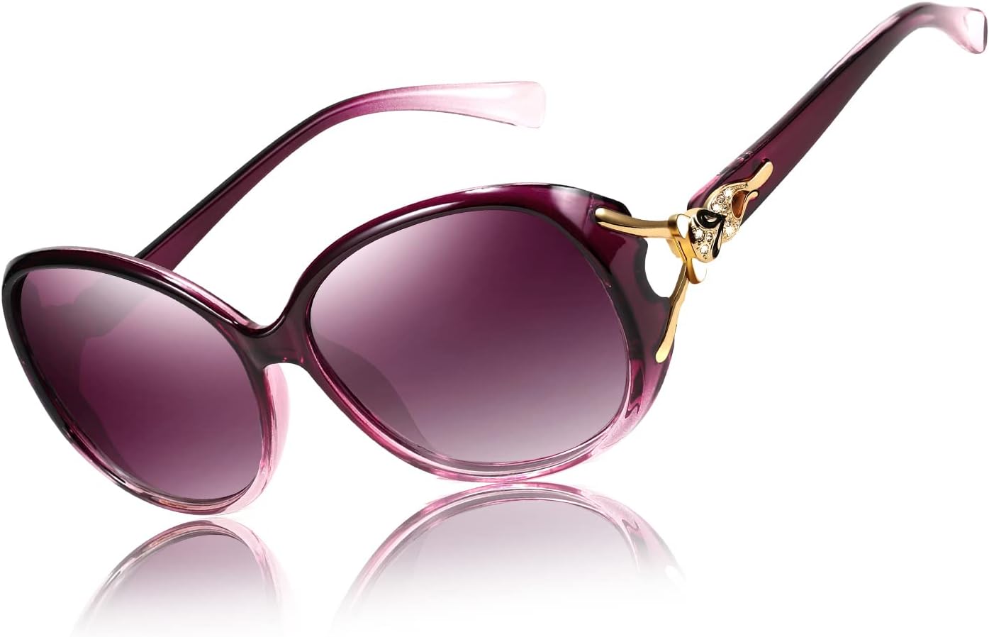 Purple / 58 Millimeters | B08S6Y9CWR | FEISEDY Oversized Polarized Sunglasses Women Men Large Shades B2730