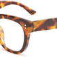 Leopard / 1.75 x | B08621GY2M | FEISEDY Retro Square Thick Big Frame Blue Light Blocking Reading Glasses Anti Glare Digital Eyestrain Reader B2523