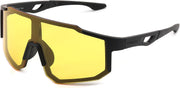 013-black Yellow / 75mm | B0DTYGNGR8 | FEISEDY Sports Sunglasses for Men, Women and Teens - Baseball, Biking, Cycling UV400 Protection B2388