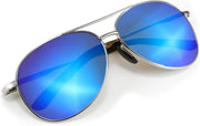 ÉÌƷͼƬ 2 | B09T61YYSM | FEISEDY Polarized Aviator Sunglasses for Men Women Classic Pilot Sun Glasses with Spring Hinge B2294