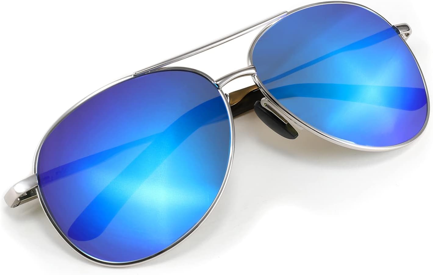商品图片 2 | B09T61YYSM | FEISEDY Polarized Aviator Sunglasses for Men Women Classic Pilot Sun Glasses with Spring Hinge B2294