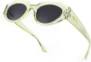 ÉÌƷͼƬ 2 | B091KBCJYG | FEISEDY Trendy Irregular Sunglasses for Women Retro Rectangle Narrow Frame Sun Glasses B2754