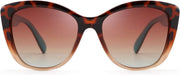 ÉÌƷͼƬ 88 | B07M9V125F | FEISEDY Polarized Vintage Sunglasses American Womens Square Jackie O Cat Eye Sunglasses B2451