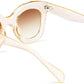 商品图片 29 | B083TZVTXV | FEISEDY Retro Oversized Square Horn Sunglasses Semi Cat Eye Butterfly Glass Big Thick Bold Frame B2572