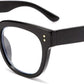 Black / 2.5 x | B07ZVTMBC2 | FEISEDY Retro Square Thick Big Frame Blue Light Blocking Reading Glasses Anti Glare Digital Eyestrain Reader B2523