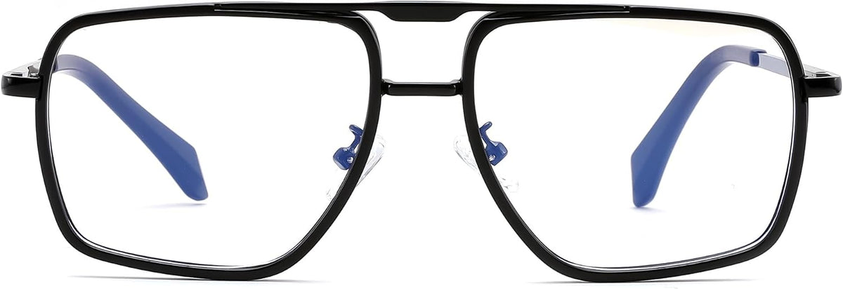 ÉÌƷͼƬ 7 | B0HJH5CP7F | FEISEDY Metal Blue Light Aviator Glasses for Women Men B0491