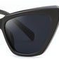 Black / 54 Millimeters | B0CYZ4QSXP | FEISEDY Retro Cat Eye Sunglasses for Women UV400 Protection Small Vintage Chic Shades B0132