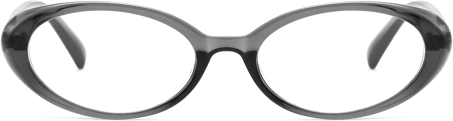 商品图片 7 | B0F6MW26L2 | FEISEDY Oval Blue Light Glasses for Woman Vintage Small Face Lightweight Eyeglasses Retro Nerd Y2K Frame B0290