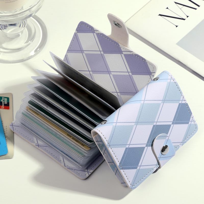 商品图片 5 | B0FX9JYP4M | Small Wallet for Women - Diamond Grid Pattern Multi-Function Card Bag Short Wallet Women Card Holder with Multiple Pockets