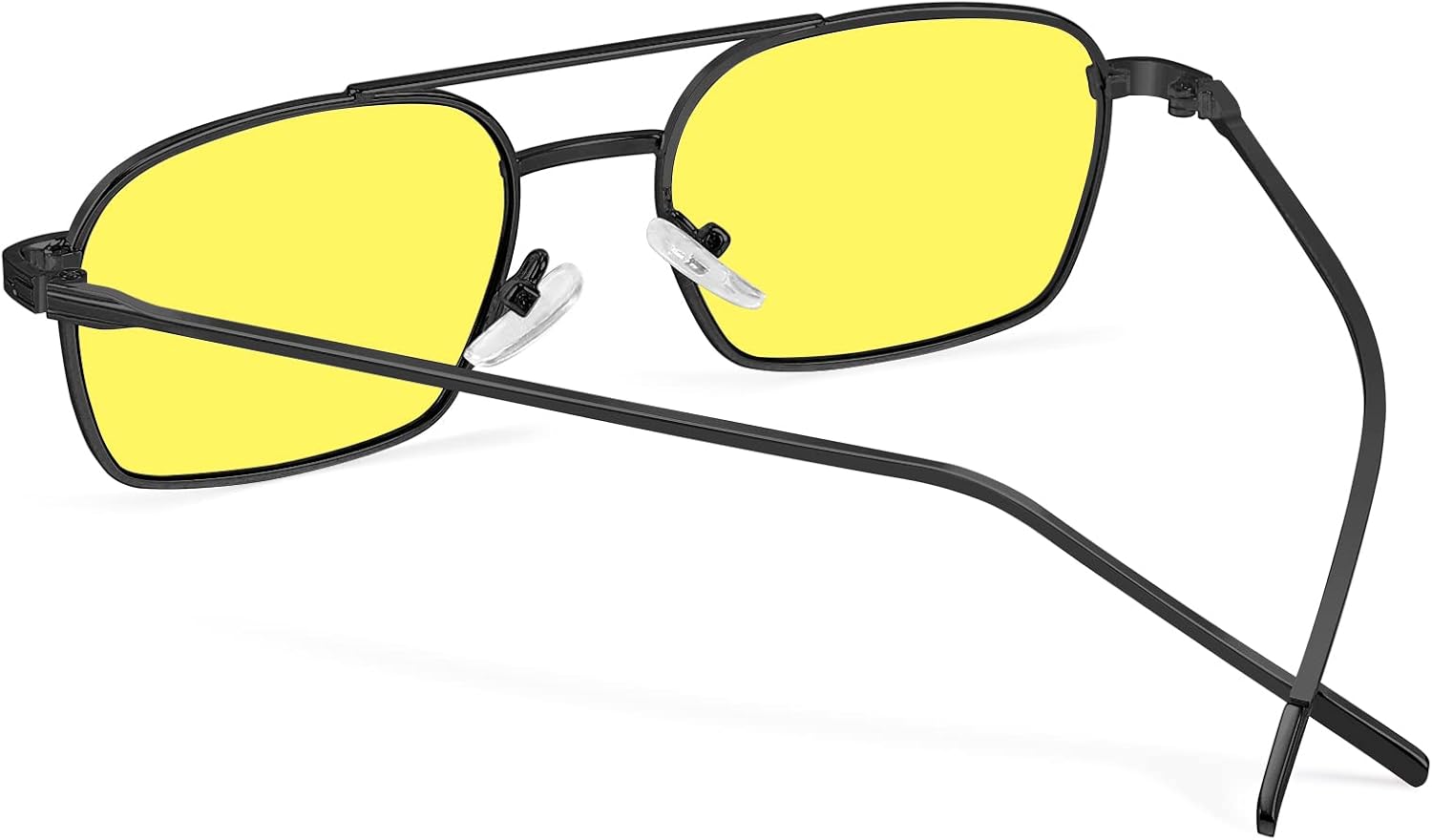 商品图片 27 | B09GKB6G1G | FEISEDY Fashion Square Aviator Sunglasses Women Men Trendy Retro Metal Frame Sun Glasses Candy Color Lens B1036