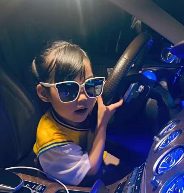 ÉÌƷͼƬ 16 | B0B3WPR65R | FEISEDY Kids Polarized Square Sunglasses for Boys Girls Vintage Shades UV Protection Trendy Classic Style Sun Glasses B2316