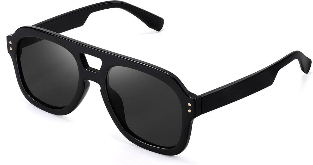ÉÌƷͼƬ 7 | B09KV1MSHN | FEISEDY Aviator Sunglasses For Women Men Square Chunky Trendy Eyewear B2846