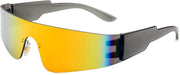 ÉÌƷͼƬ 29 | B0B1V45SXC | FEISEDY Y2K Futuristic Sunglasses Women Men Rimless One Piece Miorred B2927