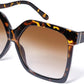 商品图片 2 | B095BFB4R9 | FEISEDY Oversize Square Frame Butterfly Sunglasses Simple Fashion Style Bent Legs Design Eyewear B2762
