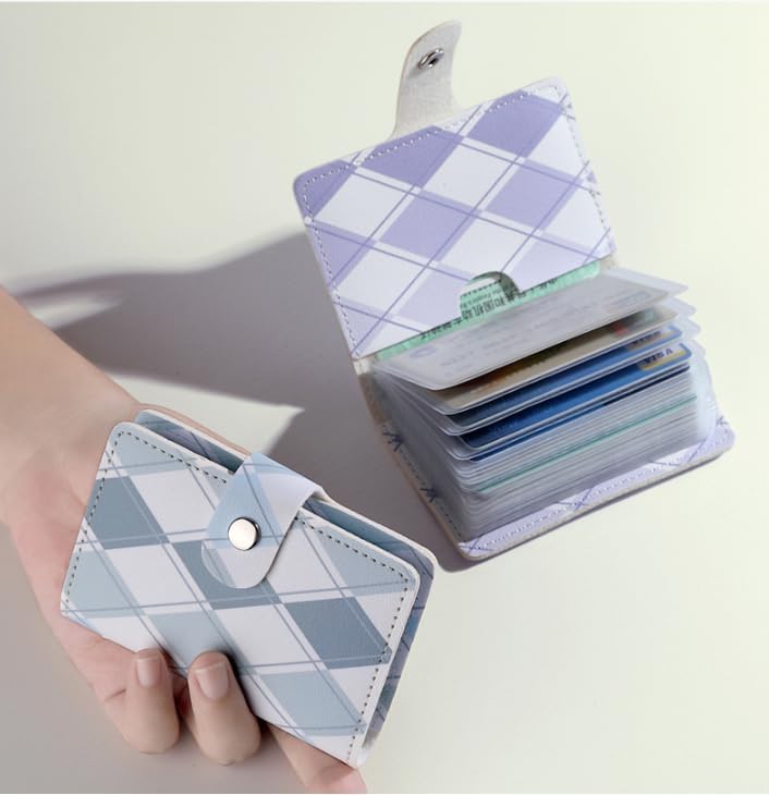 商品图片 4 | B0FX9JYP4M | Small Wallet for Women - Diamond Grid Pattern Multi-Function Card Bag Short Wallet Women Card Holder with Multiple Pockets