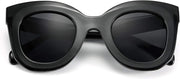 ÉÌƷͼƬ 3 | B083TZVTXV | FEISEDY Retro Oversized Square Horn Sunglasses Semi Cat Eye Butterfly Glass Big Thick Bold Frame B2572