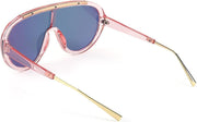 ÉÌƷͼƬ 60 | B085PPHWTZ | FEISEDY Retro Oversized Sunglasses Women Men One Piece Frame B2580