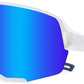 White Frame Blue Mirrored Lens / Large | B0DN1MXCJW | FEISEDY Polarized Cycling Glasses Sports Sunglasses for Women Men Youth, Running Hiking Baseball Glasses B0215