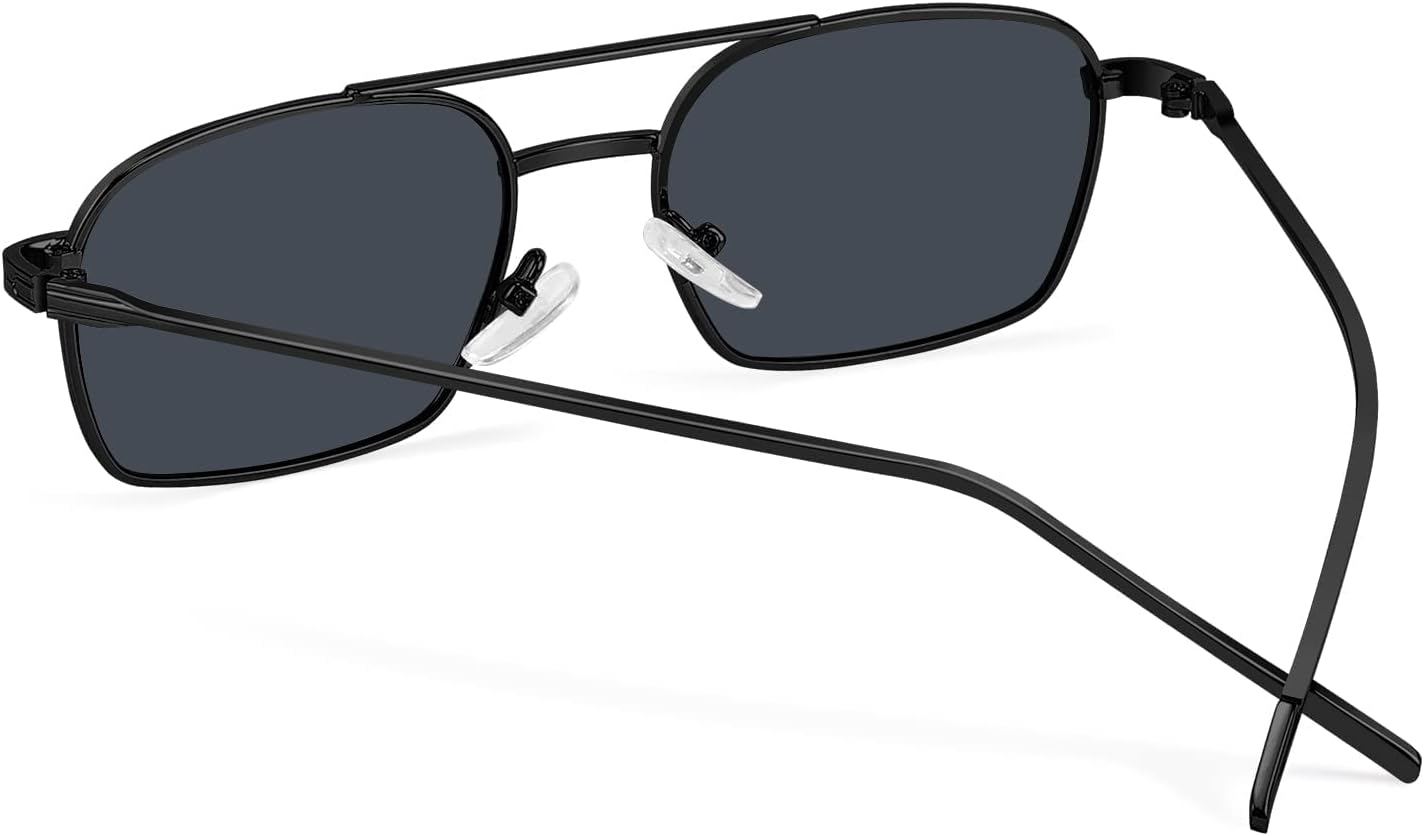 商品图片 49 | B09GKB6G1G | FEISEDY Fashion Square Aviator Sunglasses Women Men Trendy Retro Metal Frame Sun Glasses Candy Color Lens B1036