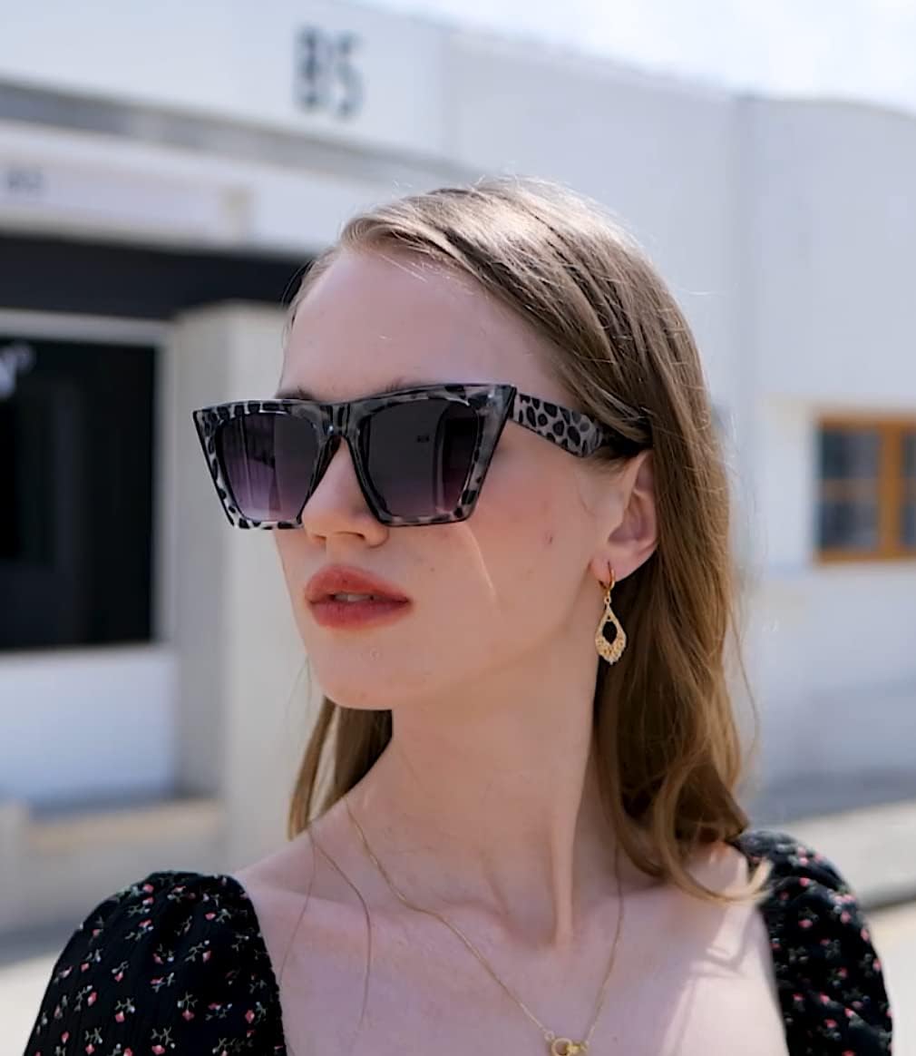 商品图片 62 | B0C5378735 | FEISEDY Vintage Square Cat Eye Sunglasses Women Trendy Cateye Sunglasses B2473