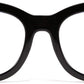 商品图片 9 | B082SVW71F | FEISEDY Retro Reading Glasses Thick Square Big Frame Blue Light Blocking Lens Anti Glare Digital Eyestrain B2534