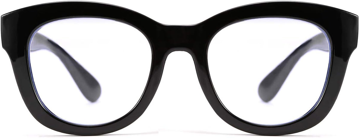ÉÌƷͼƬ 9 | B082SVW71F | FEISEDY Retro Reading Glasses Thick Square Big Frame Blue Light Blocking Lens Anti Glare Digital Eyestrain B2534