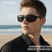 ÉÌƷͼƬ 2 | B0FV3CK7PF | FEISEDY Polarized Sunglasses Men Women Side Shield Goggles Retro Pilot Square Steampunk Fishing Sun Glasses B0348