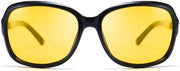 ÉÌƷͼƬ 41 | B081YY5RM3 | FEISEDY Classic Womens Night Glasses Driving Anti Glare Wrap Around Yellow Sunglasses B2548