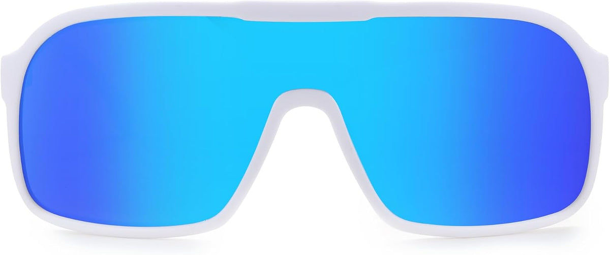 ÉÌƷͼƬ 24 | B0CWTZ9491 | FEISEDY Fashion Polarized Sunglasses Oversized One Piece Reflective Lens Sports Sun Glasses B0122