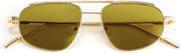 ÉÌƷͼƬ 33 | B09XDVK9DG | FEISEDY Retro Trendy Aviator Sunglasses Women Men 90s Small Vintage Glasses Stylish Gold Metal Oval Sunglasses B2906