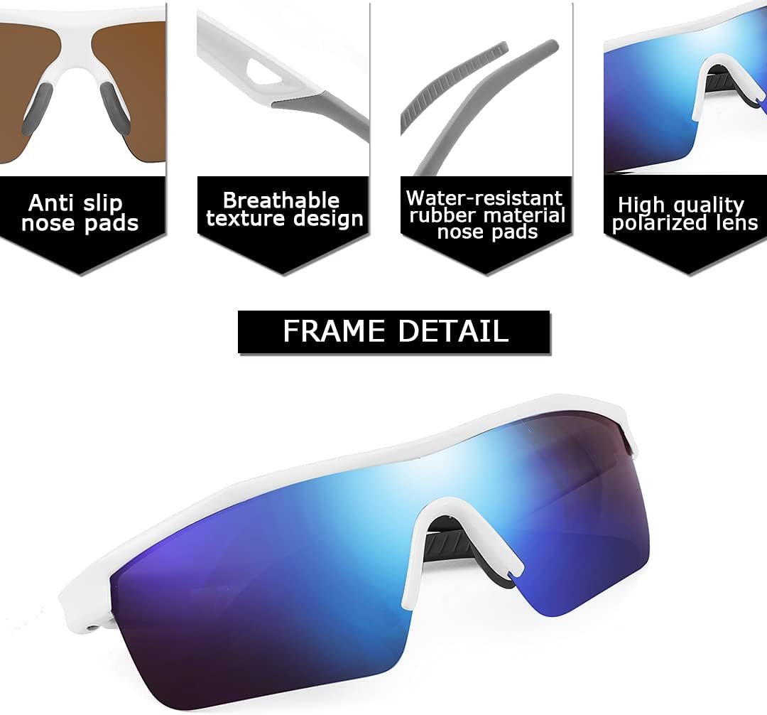 ÉÌƷͼƬ 111 | B07JZ18KMZ | FEISEDY Kids Polarized Sports Sunglasses, TR90 UV400 Baseball Cycling
