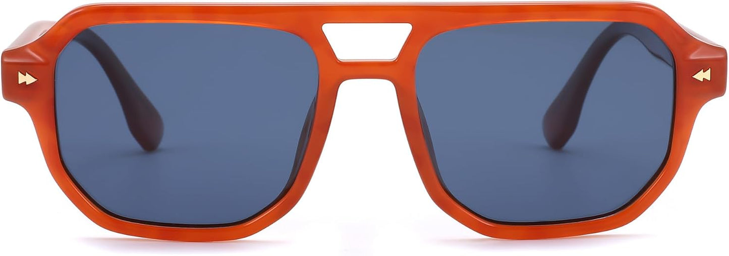 商品图片 24 | B0DSH2BVX5 | FEISEDY Polarized Aviator Sunglasses Men Women, Retro 70s Style Design - UV400 Protection, Driving & Daily Wear B0203
